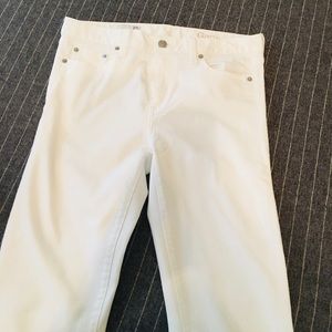 GAP white bootcut jeans